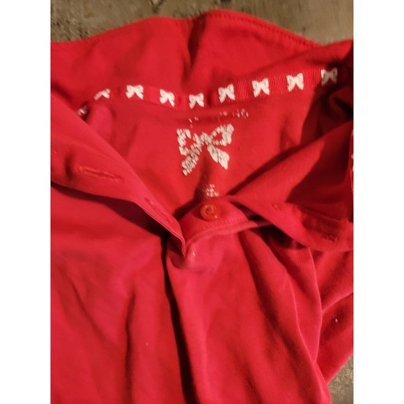 Red youth quarter button up shirt - Picture 3 of 4